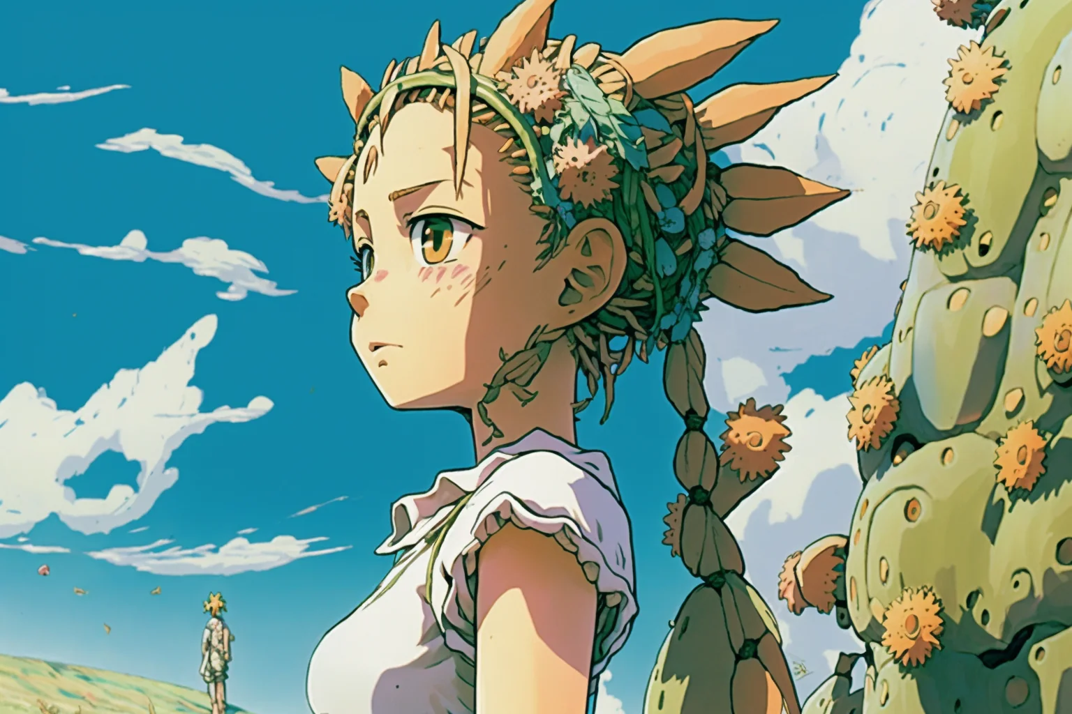 AI created adorable forest animals in GhibliFantasy art style